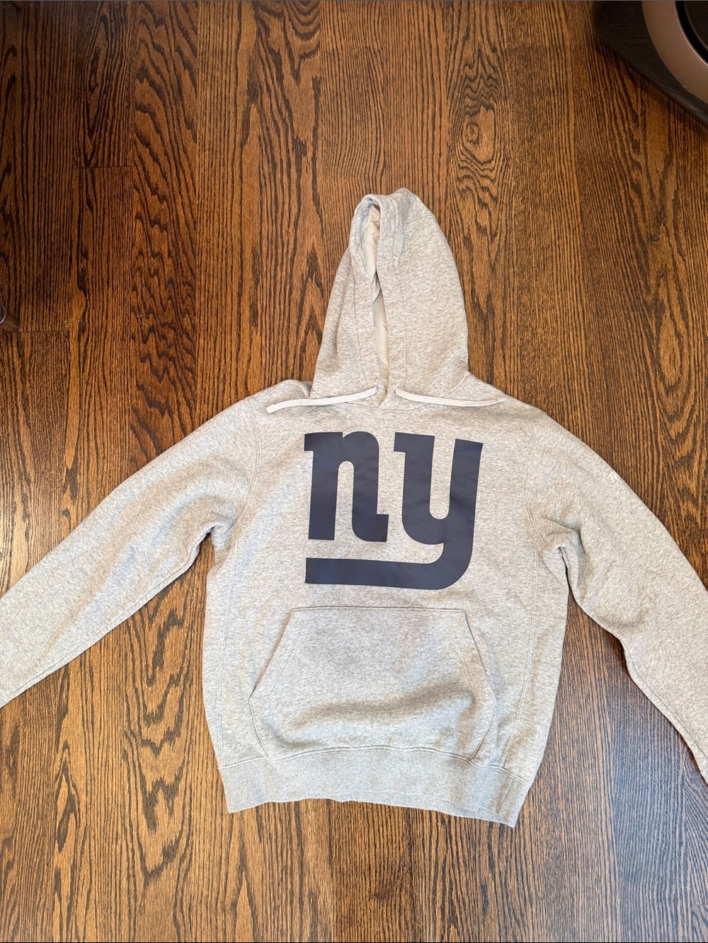 Women’s Nike Gray 'NY' Giants Logo Hooded Sweater Size Small